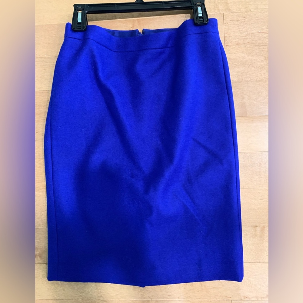 Wool pencil skirt. J. Crew